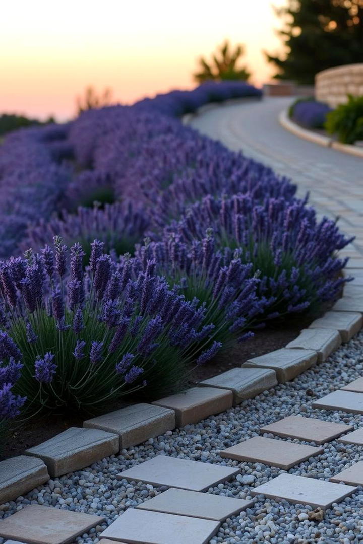 Tumbled Stone Garden Outline - 30 Stone Garden Edging Ideas