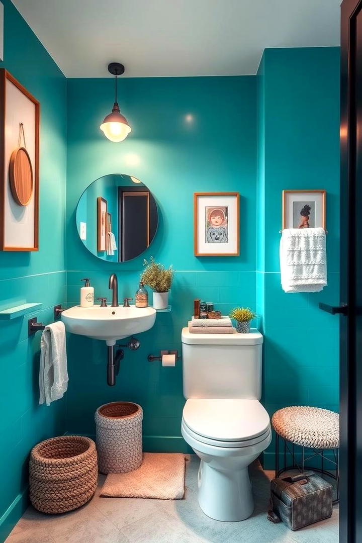 Turquoise Twist - 21 Accent Wall Colors