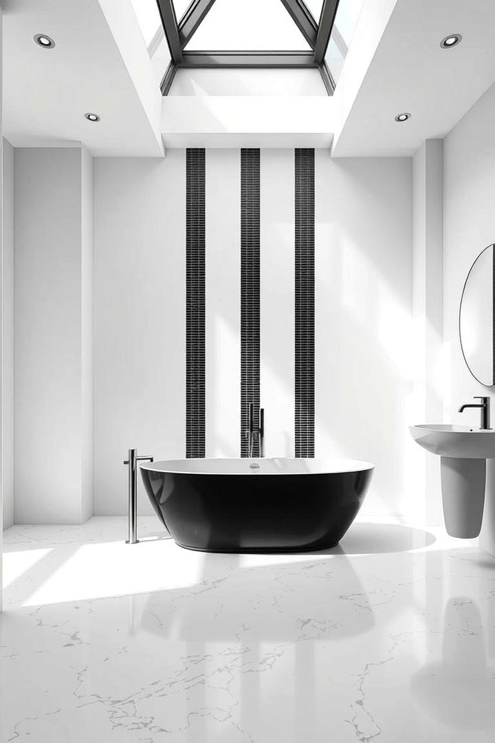 Ultimate Monochrome Retreat - 21 Black and White Bathroom Ideas