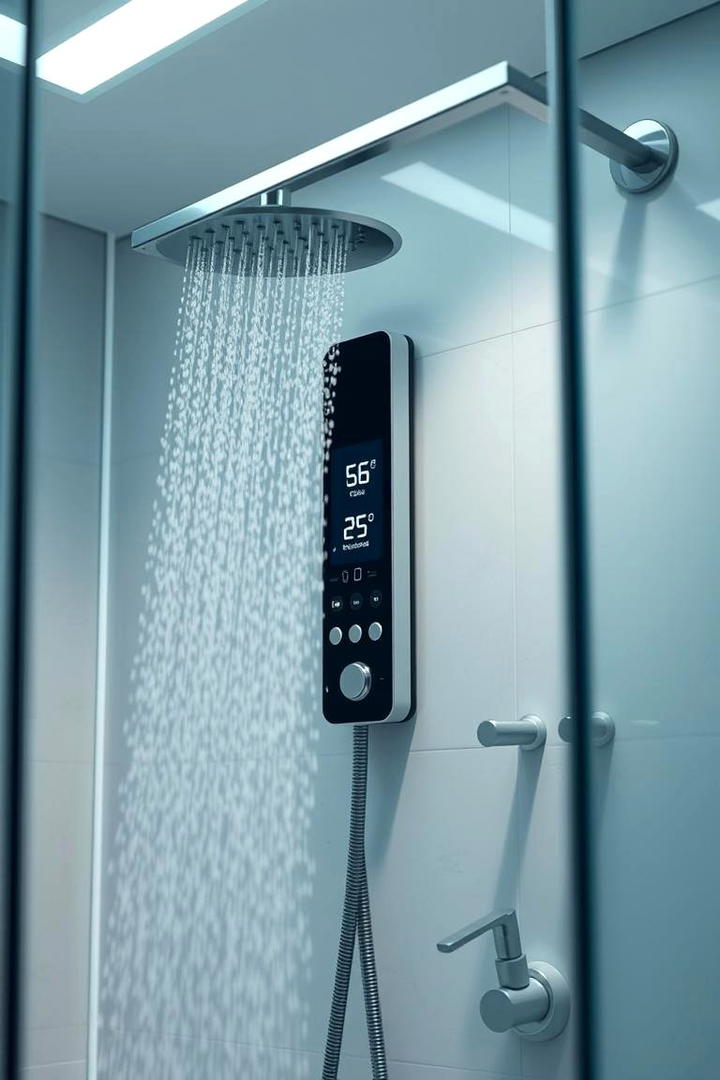 Ultra Modern Smart Shower - 30 Half-wall Shower Ideas