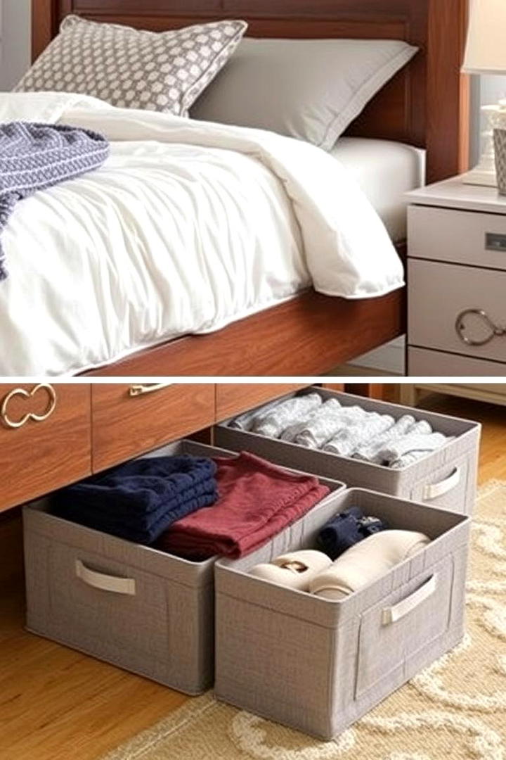 Under Bed Storage Boxes - 21 Clothes Storage Ideas