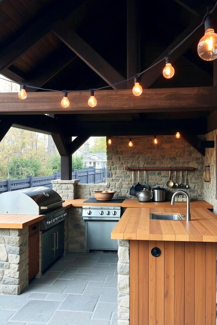 Under Deck Barbecue Retreat - 30 Under Deck Ideas