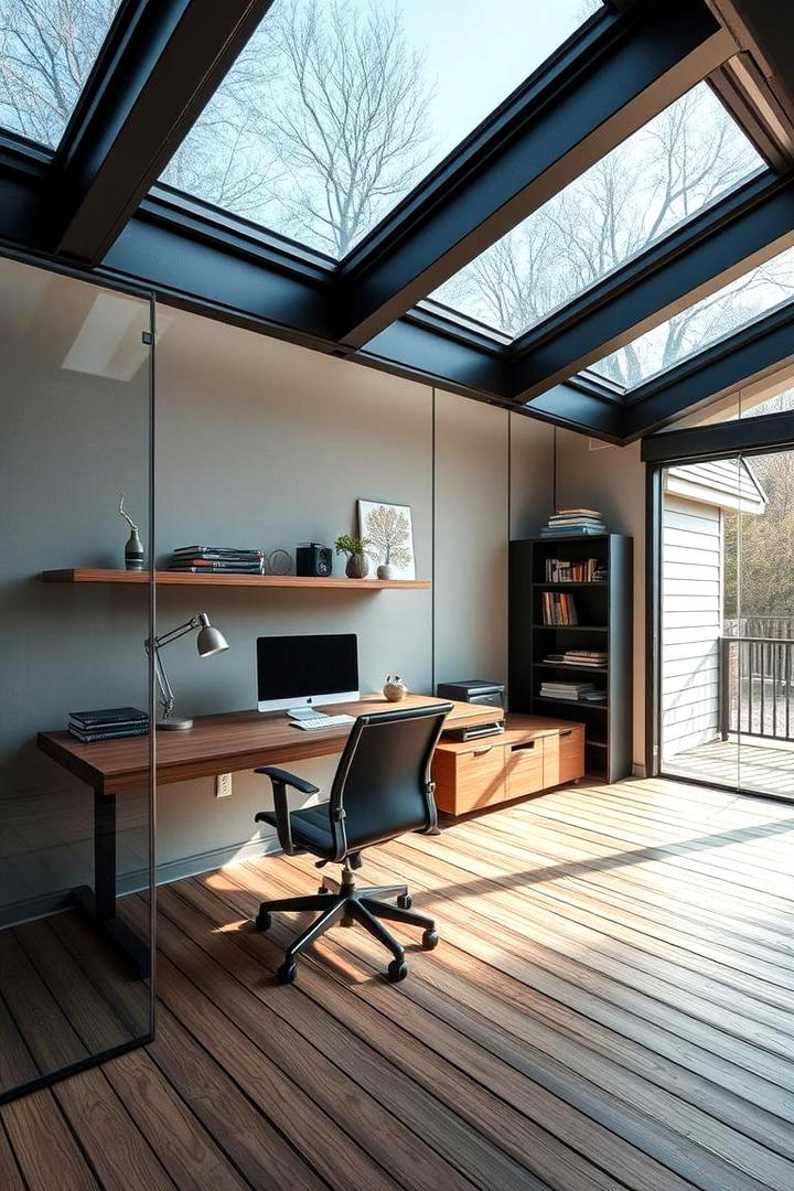 Under Deck Home Office - 30 Under Deck Ideas