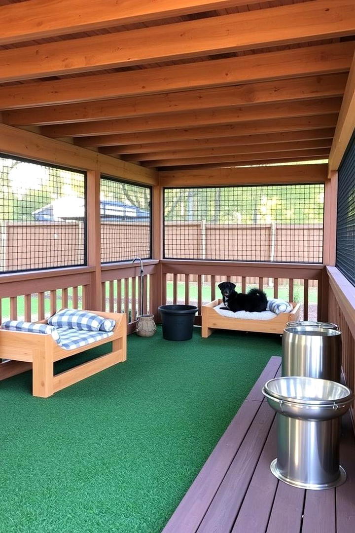 Under Deck Pet Haven - 30 Under Deck Ideas