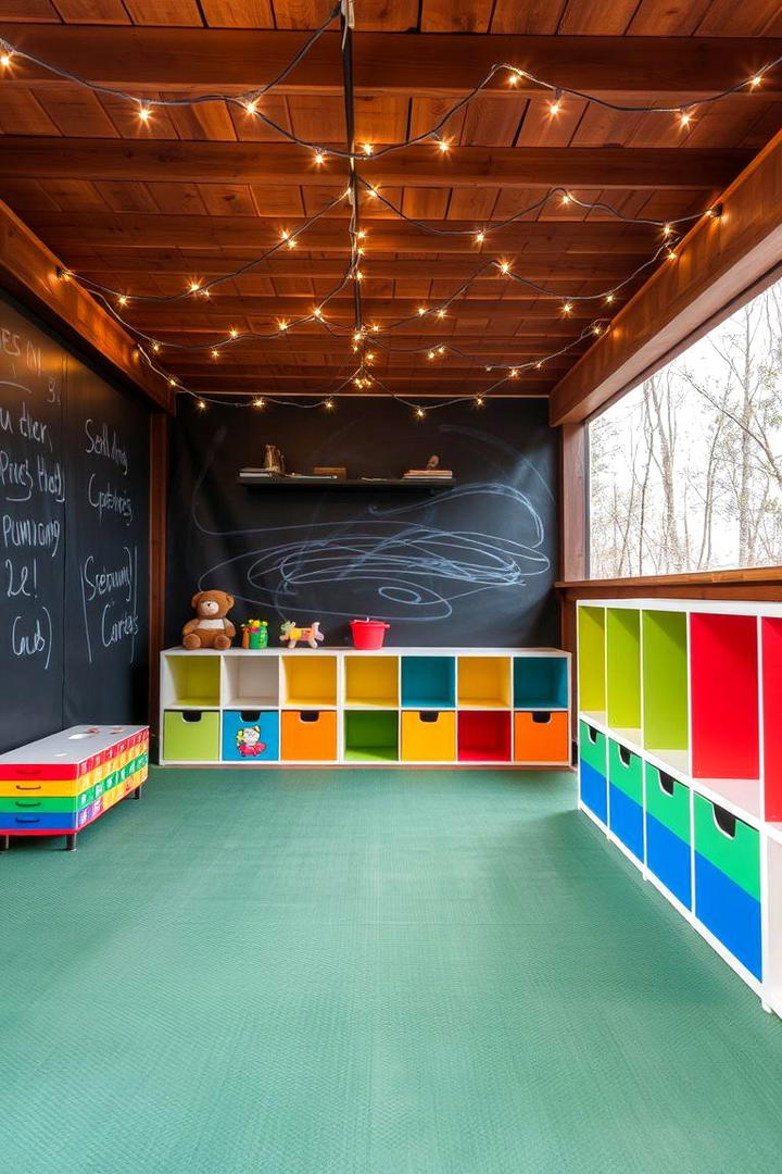 Under Deck Play Space - 30 Under Deck Ideas