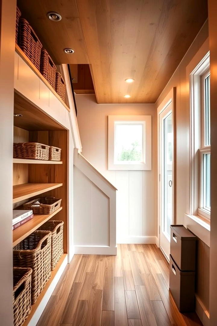 Under Stair Storage Solutions - 30 Tiny House Storage Ideas