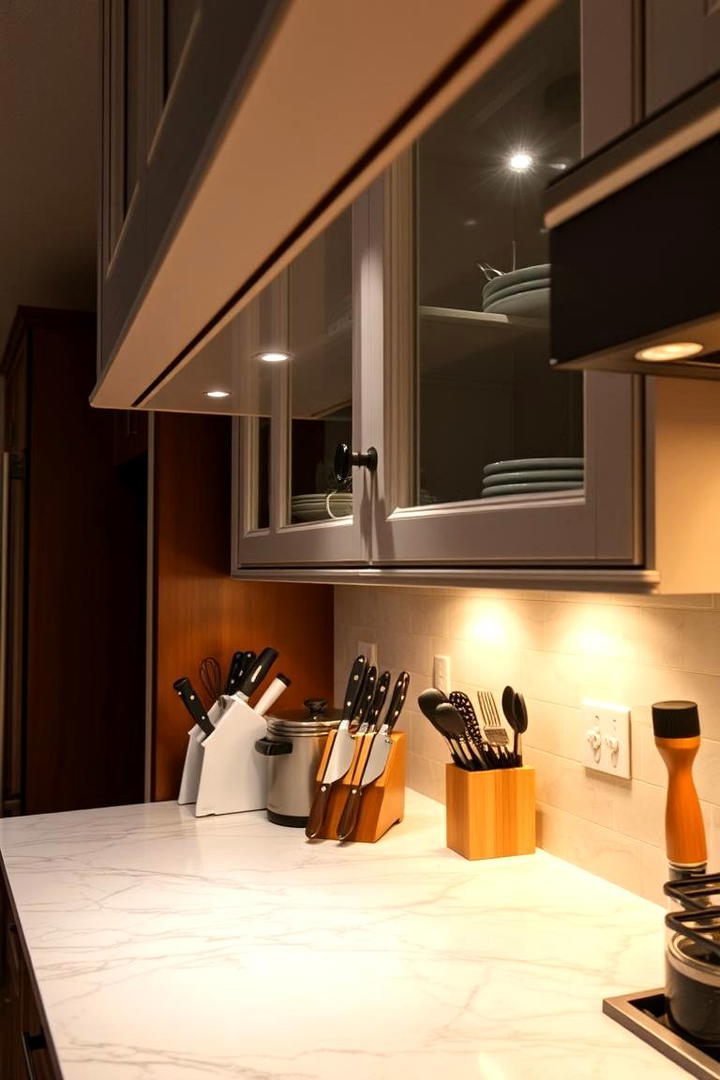 Under cabinet Lighting - 21 Modern Kitchen Ideas