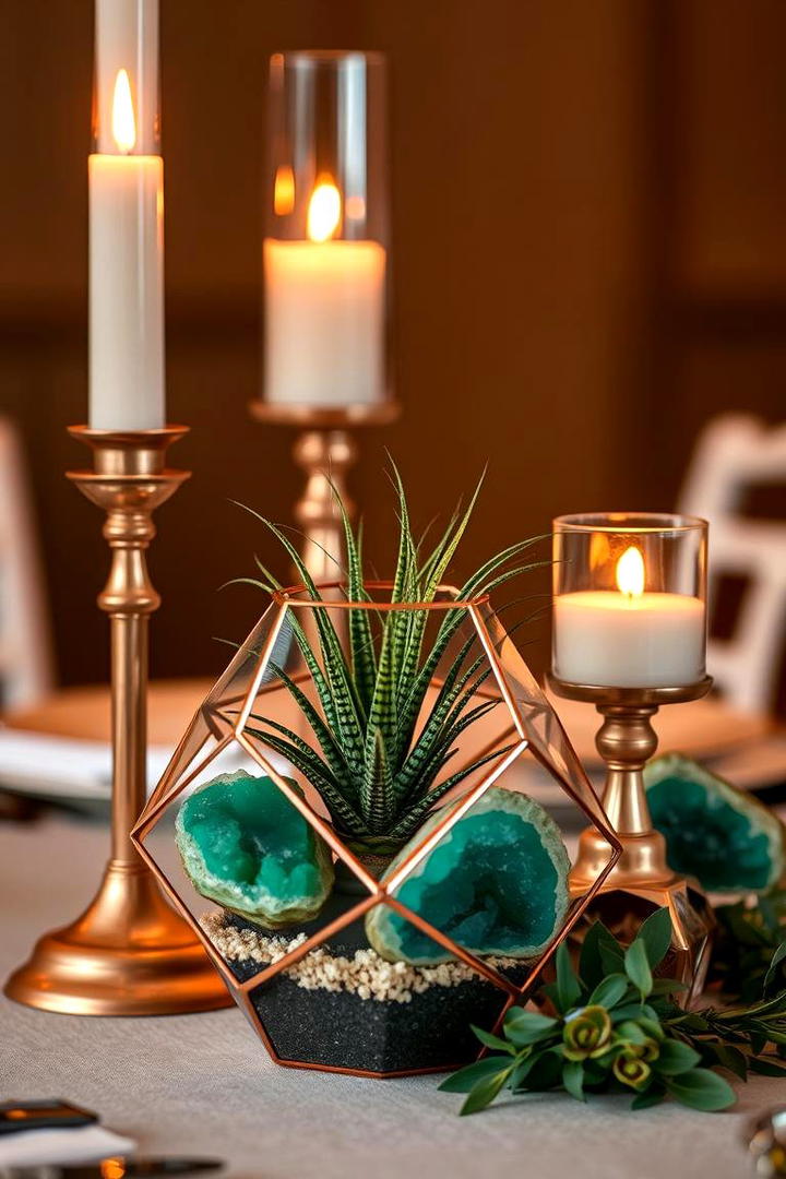 Unique Emerald Centerpiece Designs - 30 Emerald Green Wedding Ideas