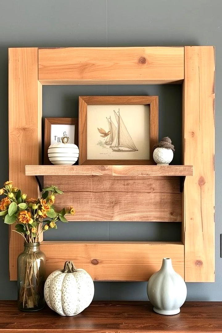 Upcycled Reclaimed Wood Decor - 21 Fall Decor Ideas