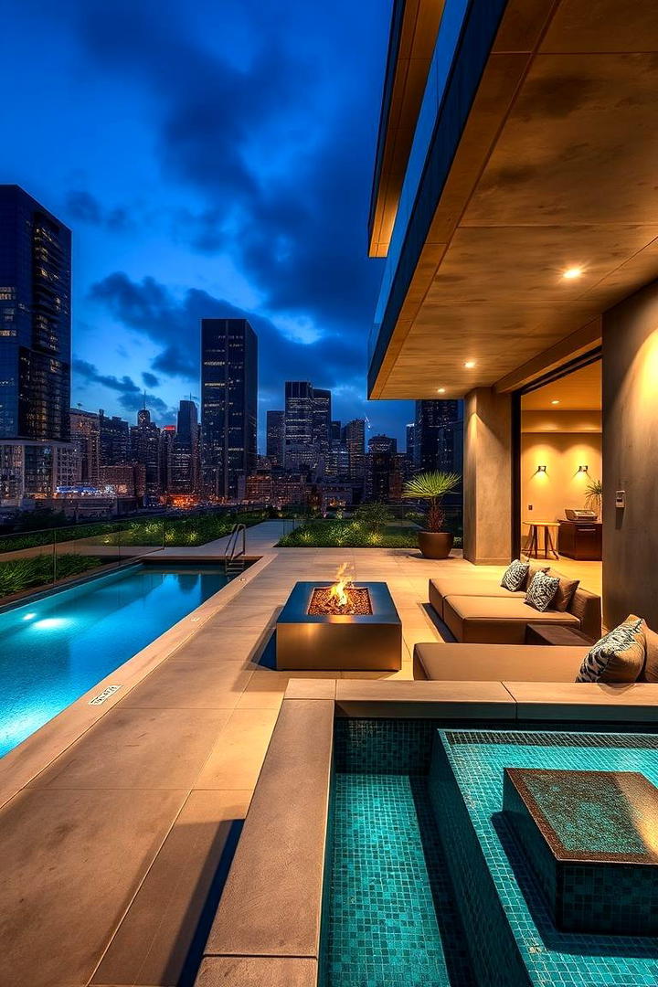 Urban Chic Pool House - 21 Pool House Ideas