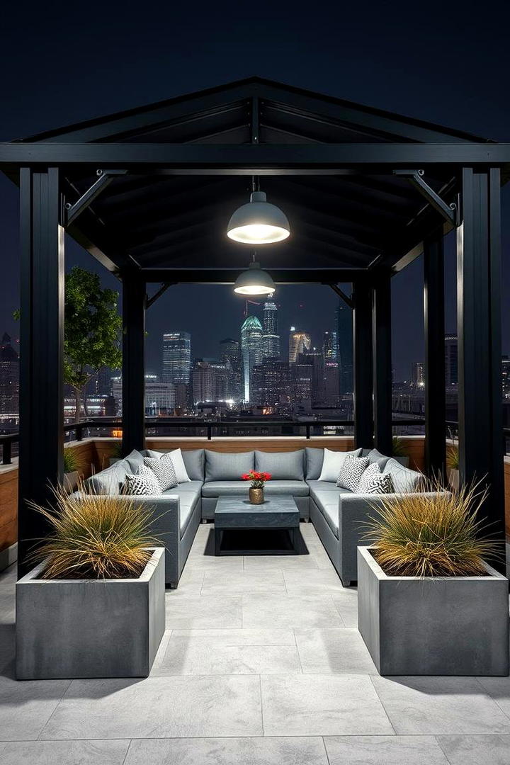 Urban Chic Retreat - 21 patio with a gazebo ideas