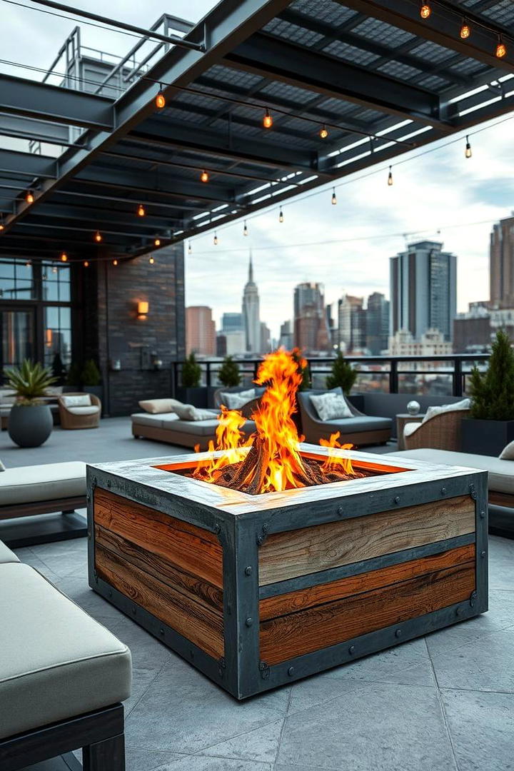 Urban Chic Retreat - 21 Fire Pit Ideas