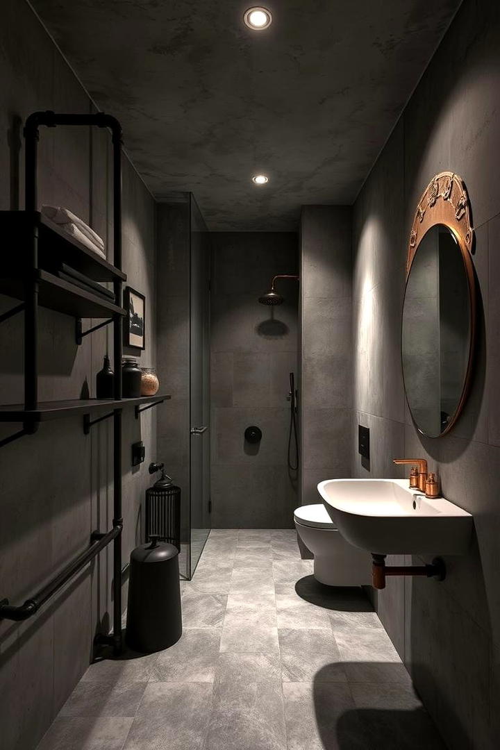 Urban Chic and Industrial Edge - 30 Ensuite Bathroom Ideas