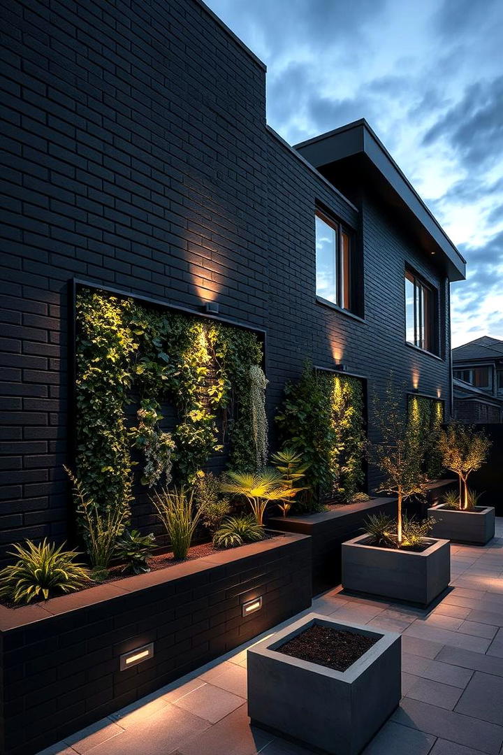 Urban Contemporary Black Brick Design - 30 Black Brick House Exteriors