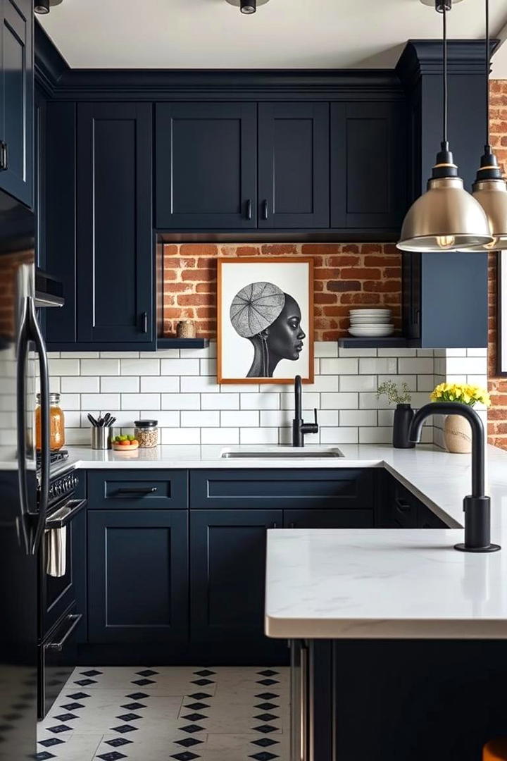 Urban Farmhouse Revival - 21 blue farmhouse kitchen cabinets