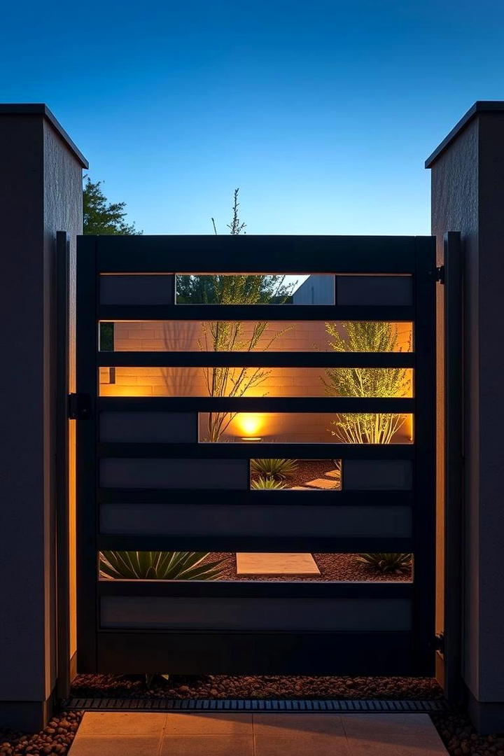 Urban Garden Contemporary - 30 garden gate ideas