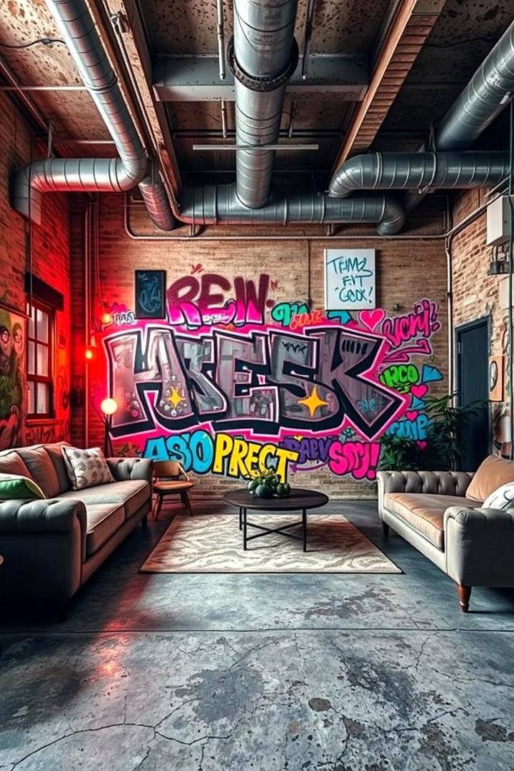 Urban Graffiti Wall Art - 30 Hypebeast Room Decor Ideas