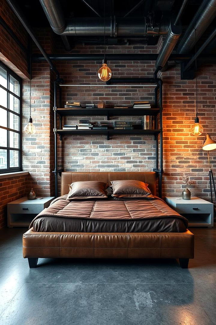 Urban Industrial Edge - 21 Bedroom Decor Ideas