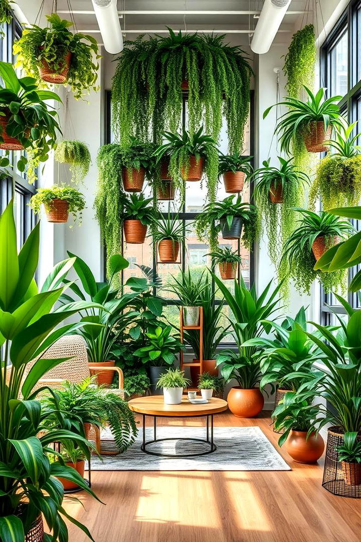 Urban Jungle with Indoor Plants - 21 Apartment Decorating Ideas