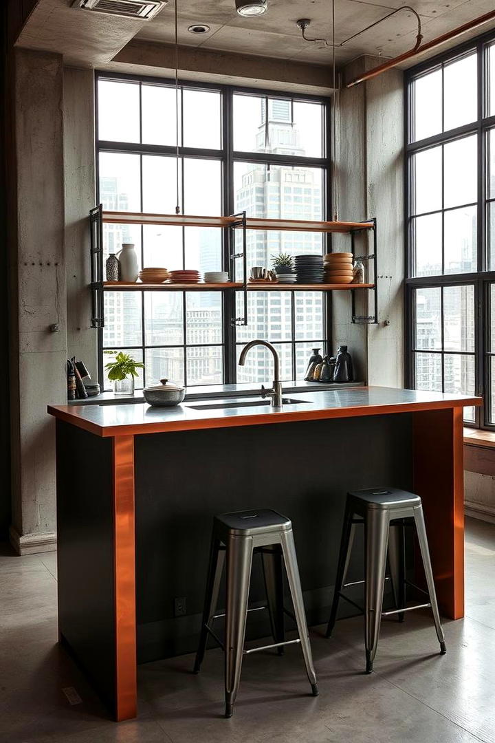 Urban Loft Breakfast Bar - 30 Breakfast Bar Ideas