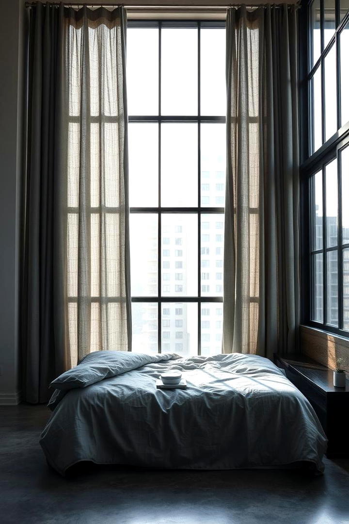 Urban Loft Style Curtains - 30 Hypebeast Room Decor Ideas