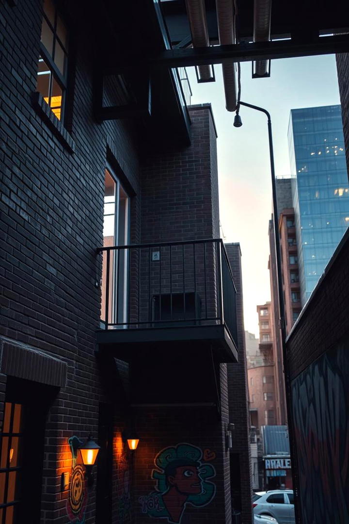 Urban Loft with Black Brick Elements - 30 Black Brick House Exteriors