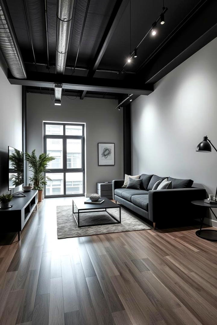 Urban Minimalist - 21 Living Room Ideas With Black Couches