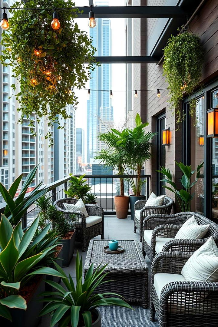 Urban Oasis Balcony - 21 Balcony Ideas