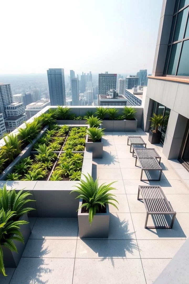 Urban Oasis Garden - 21 Rooftop Deck Ideas