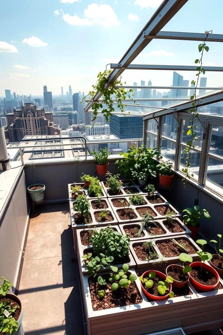 Urban Rooftop Garden Greenhouse - 21 Greenhouse Ideas