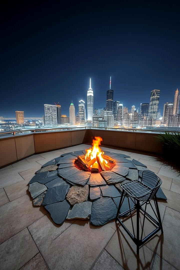 Urban Stone Fire Pit - 30 Stone Fire Pit Ideas