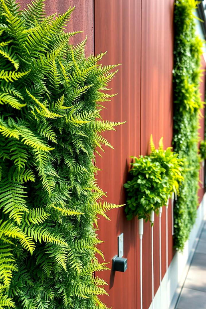 Urban Vertical Garden Wall - 30 Modern Backyard Ideas