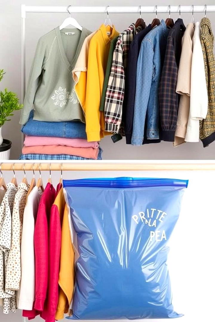 Vacuum Sealed Bags - 21 Clothes Storage Ideas