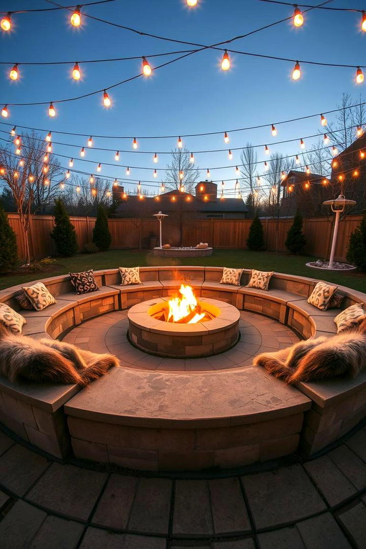 Versatile Fire Pit Surroundings - 21 Outdoor Furniture Ideas