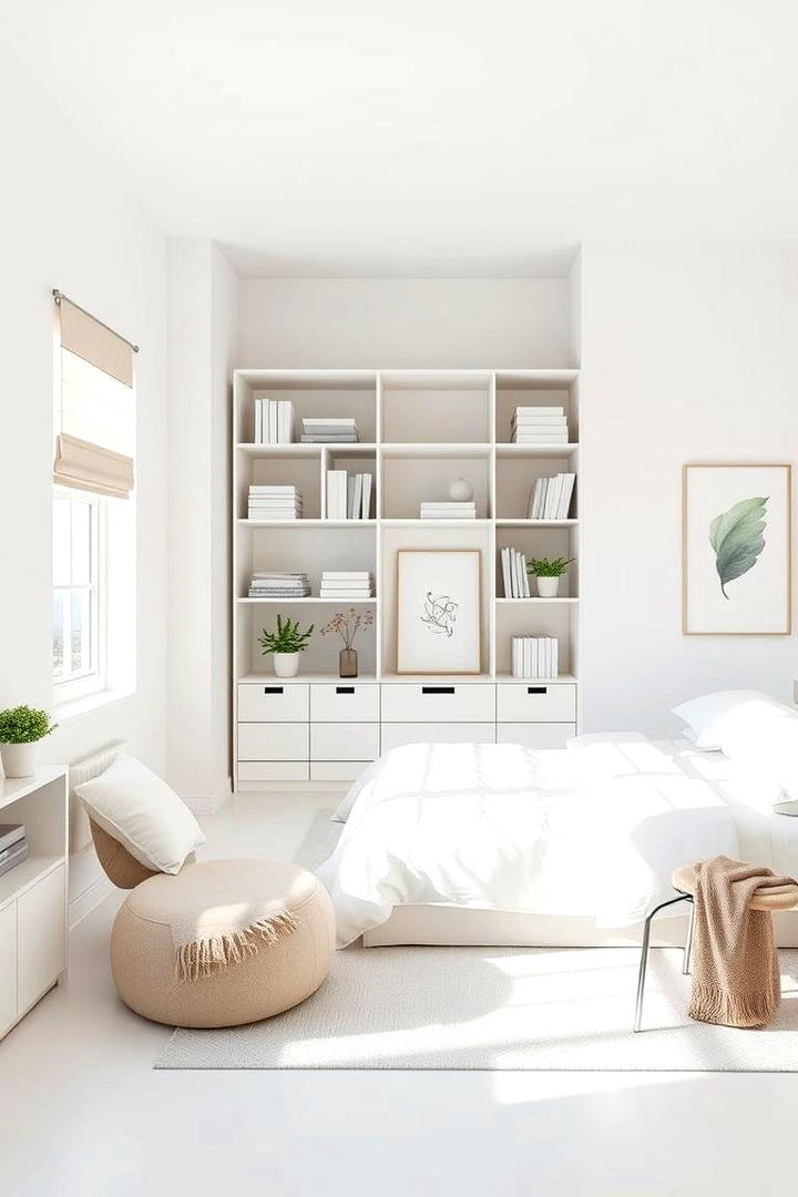 Versatile White Spaces - 21 White Bedroom Ideas