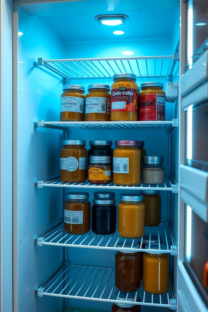 Vertical Food Racks - 30 Fridge Organization Ideas