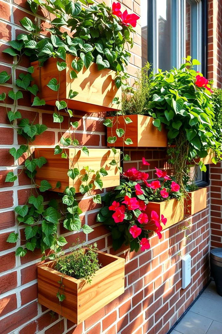 Vertical Garden Installation - 30 Front Yard Landscaping Ideas