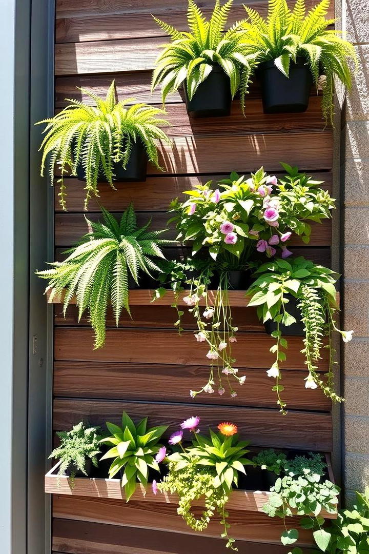 Vertical Garden Oasis - 21 Small Patio Ideas