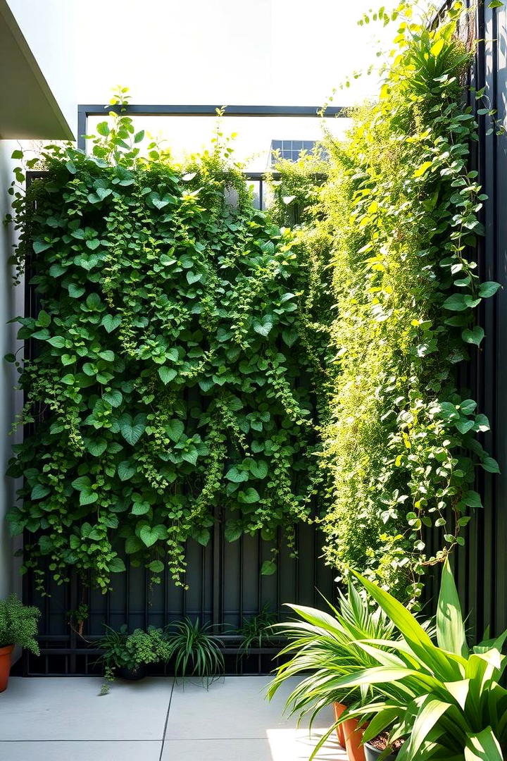 Vertical Garden Privacy Fence - 21 Privacy Fence Ideas