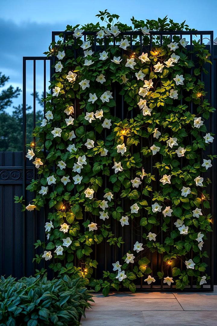 Vertical Garden Trellises - 30 Garden Art Ideas