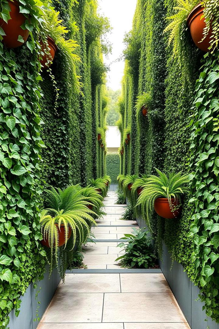 Vertical Garden Walkway - 21 walkway ideas