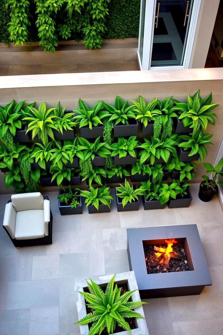 Vertical Garden Walls for Lush Barriers - 21 Patio Privacy Ideas