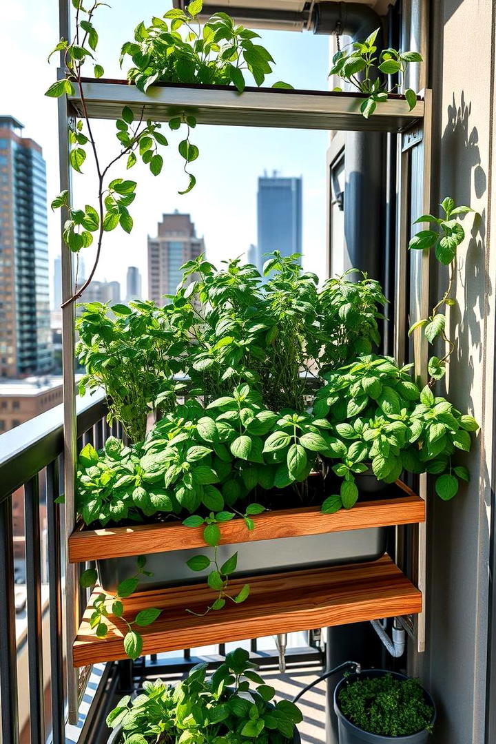 Vertical Herb Garden Display - 21 Herb Garden Ideas