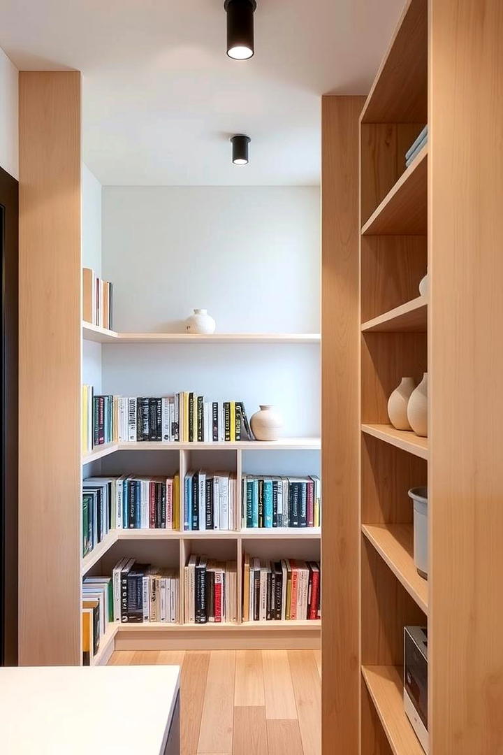 Vertical Shelving Units - 30 Tiny House Storage Ideas