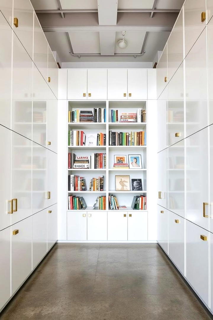 Vertical Storage Cabinets - 30 Living Room Storage Ideas