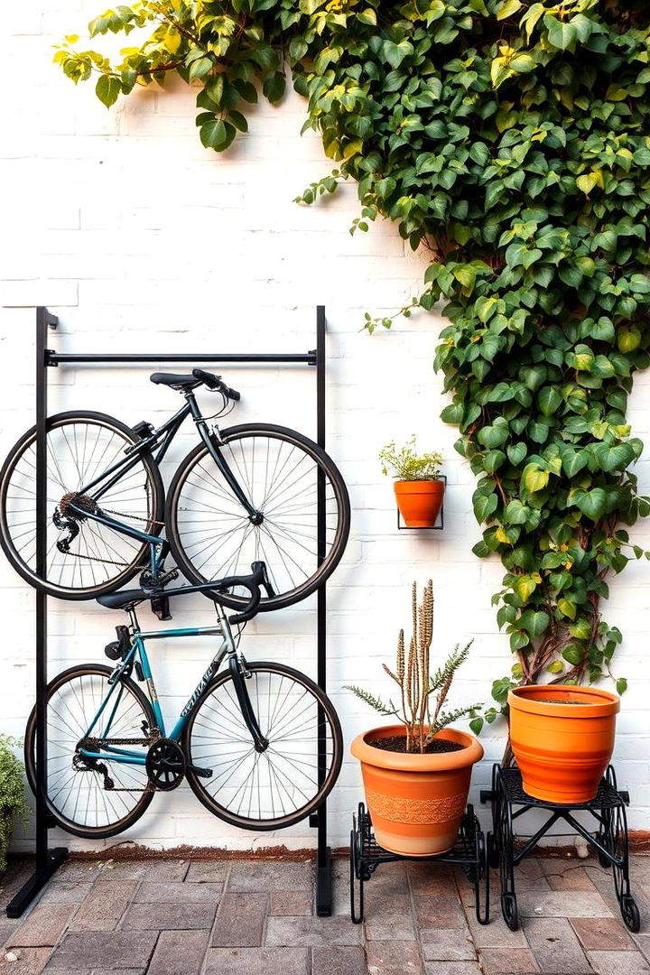 Vertical Storage Racks - 30 Outdoor Storage Ideas