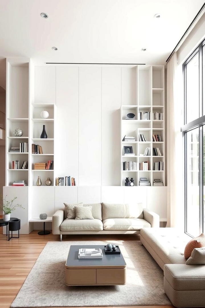 Vertical Storage Solutions - 21 Small Living Room Ideas