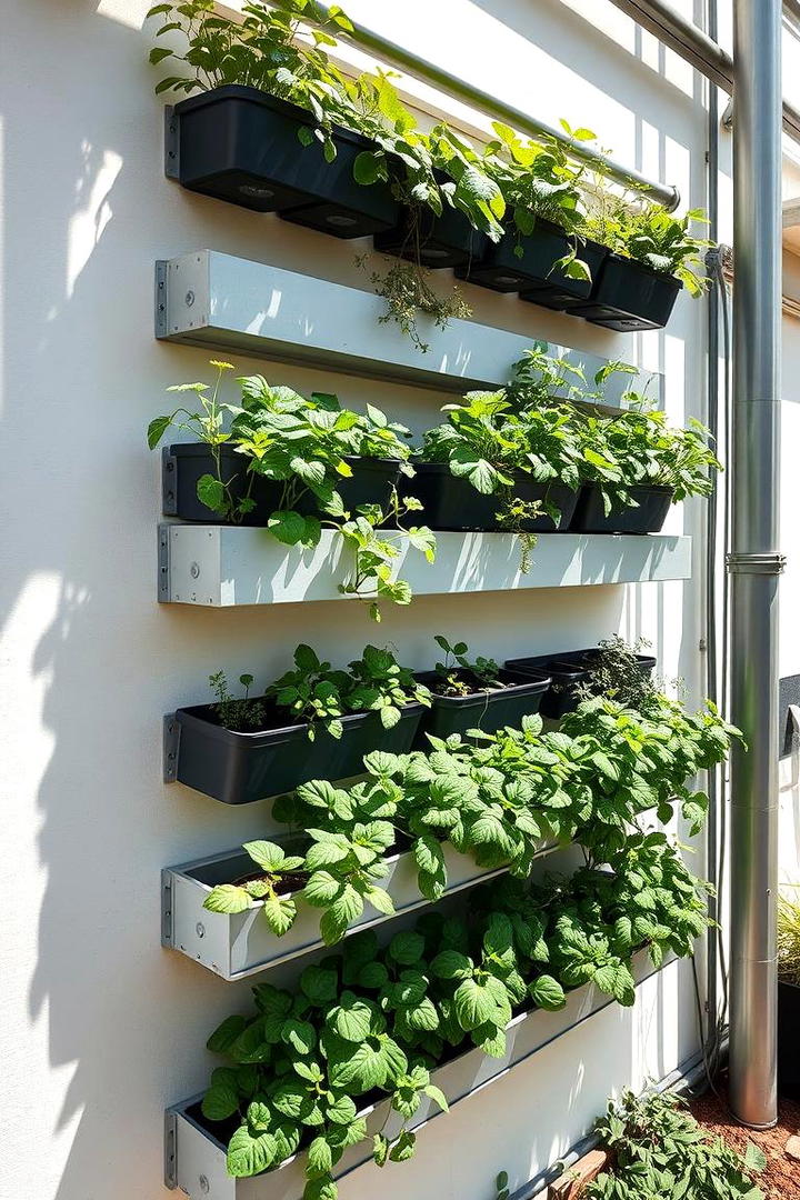 Vertical and Tiered Green Space - 30 Tiered Garden Ideas