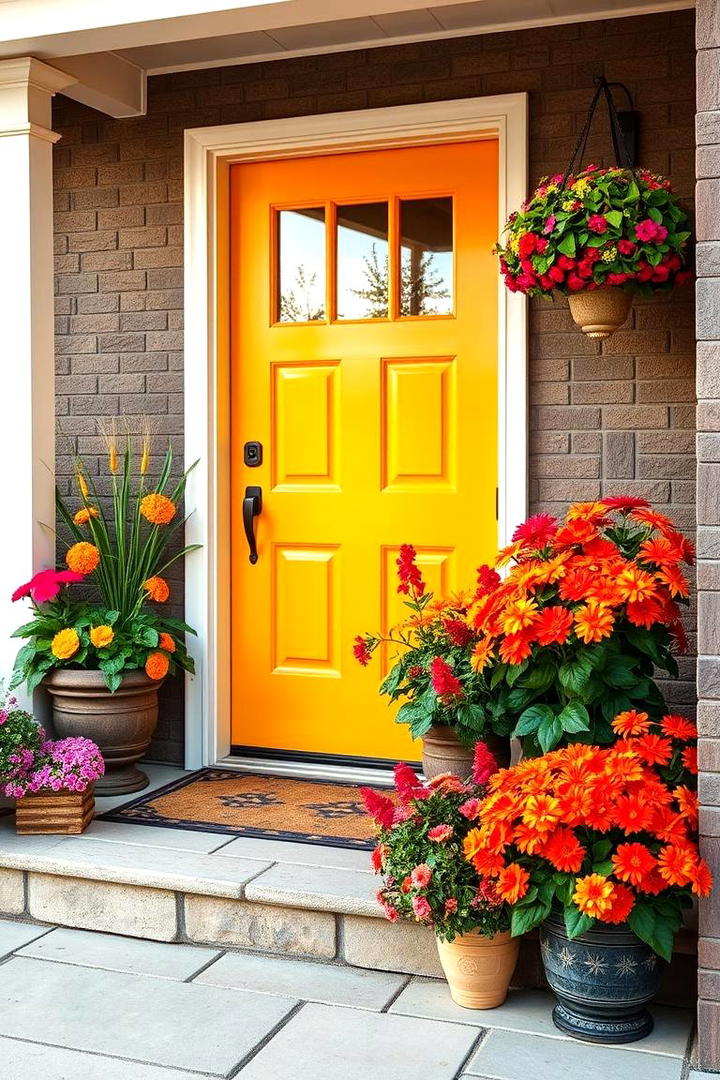 Vibrant Color Accents - 21 Front Door Plants