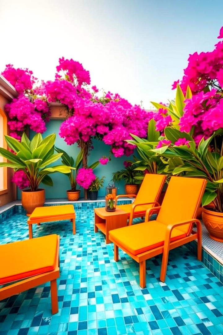 Vibrant Color Splash - 21 Small Balcony Ideas